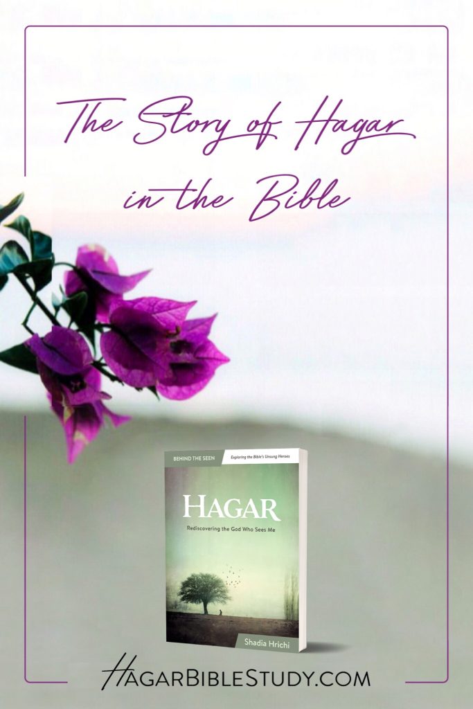 Text on Image Reads: The Story of Hagar in the Bible